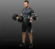 Гантели Infinito Sport Edition 2×25 кг композитные наборные (набор 50 кг, стальной гриф 45 см, прорезиненные диски) - изображение 5