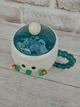 Чашка новогодняя Snowman фарфоровая с крышкой и ложкой 380 мл R32285 - изображение 2