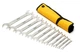 Ключи рожковые Mastertool PROFI COLD STAMPED набор 12 шт (6х7-30х32 мм) CrV DIN3110 70-1112 - изображение 2
