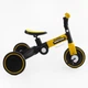 Дитячий триколісний велосипед-біговел Best Trike, з підсвіткою Жовтий (BS-32260) - зображення 4
