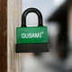 Влагозащищённый навесной замок для гаража, ворот, калитки, решёток Gusami 55 мм, 3 финских ключа. - изображение 2