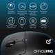 Мышка OfficePro M307B Silent Click Wireless/Bluetooth Black (M307B) - изображение 5