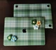 Чехол HardShell Textile Flowers для Macbook Air 15.3 M2/M3/M4 Green - изображение 8