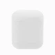 Чехол-накладка Silicone case Slim для AirPods White (22) белый - изображение 1