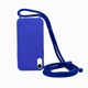 Силіконовий чохол на шнурку Crossbody для iPhone Xr (03) Shiny blue синій - зображення 1