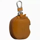 Чехол Leather Case кожа для AirPods Button Brown (5) коричневый - изображение 1