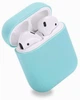 Чехол-накладка Silicone case Slim для AirPods Sea Blue (02) бирюзовый - изображение 3
