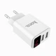 Сетевое зарядное устройство Hoco C63A White Белый - изображение 3