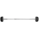 Штанга 15кг с фиксированным весом прямая обрезиненная Zelart Rubber Coated Barbell 2685-15 длина 95см - изображение 2