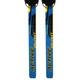 Лыжи беговые подростковые в комплекте с палками Zelart 0881-140B Blue-Yellow - изображение 5