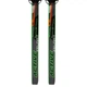 Лыжи беговые подростковые в комплекте с палками Zelart 0881-150B Grey-Red-Neon Green - изображение 4