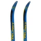 Лыжи беговые подростковые в комплекте с палками Zelart 0881-150B Blue-Yellow - изображение 4