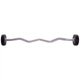 Штанга 10кг с фиксированным весом изогнутая полиуретановая Zelart Urethane Barbell 2690-10 длина 102см - изображение 2