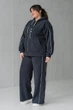 Спортивный женский костюм флис Olis-Style Кант 60 Графитовый (ROZ660106570) - изображение 3