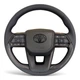 Кермо для Toyota Land Cruiser 200, Prado 150. В стилі LC300. Без підігріву. Дерево. Чорний логотип. В сборі. - зображення 1