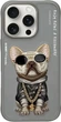 Etui plecki Nimmy Glasses Cool Dog do Apple iPhone 16 Pro Max Grey (6971080319327) - obraz 1