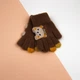 Перчатки детские одинарные на 1-3 года (арт. 25-7-47А) Коричневый - изображение 1
