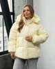 Женский пуховик цвет лимонный размер L-xl-xxl sane-v33_2 - изображение 1