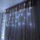 Гірлянда штора світлодіодна LED 3x1 м, новорічна декоративна гірлянда з USB живленням та 8 режимами освітлення для дому, вікон, інтер’єру та святкового оформлення, холодне біле світло, SP-7907 - зображення 8