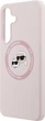 Etui plecki Karl Lagerfeld Silicone Karl&Choupette Heads MagSafe do Samsung Galaxy S25 FE Pink (KLHMS25FESKCHTCK) - obraz 6