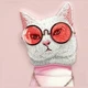 Панель Nimmy Glasses Cool Cat для Apple iPhone 16 Pink (6971080319334) - зображення 9