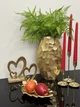 Декоративная фигурка на деревянной подставке Kaktus Сердце шампань алюминий 17х12,5 см - изображение 4
