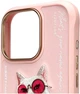 Etui plecki Nimmy Glasses Cool Cat do Apple iPhone 16 Pro Pink (6971080319341) - obraz 5