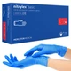 Рукавички нітрилові Nitrylex®, щільність 3.2 г. - PF PROTECT / basic - Сині (100 шт) L (8-9) - изображение 1
