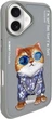 Панель Nimmy Glasses Cool Cat для Apple iPhone 16 Grey (6971080319365) - зображення 2