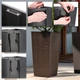 Donice na kwiaty z wkładem Kadax Tuluza K8065 25 cm + 30 cm + 35 cm Mokka - obraz 7