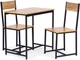 Zestaw mebli ModernHome by Multistore stół do jadalni 80 x 50 cm, 2 krzesła (CZCY805077T OAK) - obraz 3