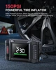 Автомобильный аккумуляторный стартер с воздушным компрессором FLYLINKTECH Jump Starter 150PSI 5000A 20000mAh - изображение 5