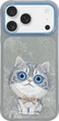 Etui plecki Nimmy Big Eyed Pet 2.0 Cat do Apple iPhone 17 Pro Gray (6971080313363) - obraz 1