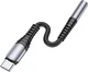 Kabel-adapter Hoco LS33 Type-C Digital 3.5 Audio converter Metal Gray (6931474761163) - obraz 6
