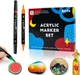 Markery akrylowe Arrtx AACM-03-32 32 kolory (LC302802) - obraz 11