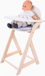 Стілець для годування ляльок Engelhart дерев'яний сіро-білий 1750222 (8716096018752) - зображення 2
