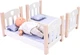 Ліжко для ляльок Engelhart двоярусне сіро-біле 1750218 (8716096018691) - зображення 3
