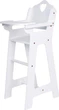 Krzesełko do karmienia lalek Small Foot drewniane Białe 5410137 (4020972028723) - obraz 1