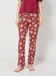 Пижама (футболка + штаны) женская хлопковая Trendyol THMSS24PT00230 S Bordeaux (8684737333215) - изображение 4