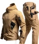 Костюм SoftShell софтшел тактичний койот пісок на флісі, демісезонний, для риболовлі, полювання, туризму розмір 2XL - зображення 1
