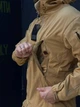 Костюм SoftShell софтшел тактичний койот пісок на флісі, демісезонний, для риболовлі, полювання, туризму розмір 2XL - зображення 7