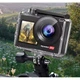 Спортивная Водонепроницаемая Экшн Фото Видео Влог Камера Speed20 5K 60FPS 64Mp 170° Dual Lens Vlog Wi-Fi 2.4G Подводная съемка влагозащита 40 метров Двойной дисплей для подводного плавания Туристическая блогерская Влог Блог для сноуборда лыж велосипеда - изображение 3