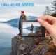 Спортивная Водонепроницаемая Экшн Фото Видео Влог Камера Speed20 5K 60FPS 64Mp 170° Dual Lens Vlog Wi-Fi 2.4G Подводная съемка влагозащита 40 метров Двойной дисплей для подводного плавания Туристическая блогерская Влог Блог для сноуборда лыж велосипеда - изображение 4