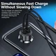 Автозарядка Toocki 50W + кабель Type-C–Lightning 1м Fast Charge - зображення 7