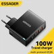 Сетевое зарядное Essager GaN 100W 4 порта для ноутбуков и устройств (К01/3_BW) - изображение 2