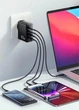 Сетевое зарядное Essager GaN 100W 4 порта для ноутбуков и устройств (К01/3_BW) - изображение 7