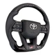 Анатомический руль для Toyota Land Cruiser 100, Prado 120. GR. Рояльный лак. Логотип – хром. В сборе. - изображение 2
