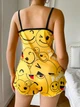 Сексуальная пижамка "Smile" M-L Желтый - изображение 2