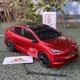 Інерційна металопластикова машинка PM3417 Tesla Model Х на радіокеруванні з зарядною станцією Червона - зображення 2