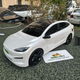 Інерційна металопластикова машинка PM3417 Tesla Model Х на радіокеруванні з зарядною станцією Біла - зображення 6